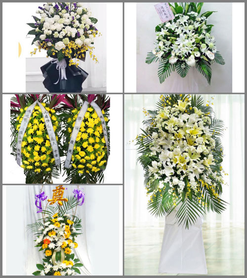 山东临沂沂水县夏蔚镇白事花篮预定