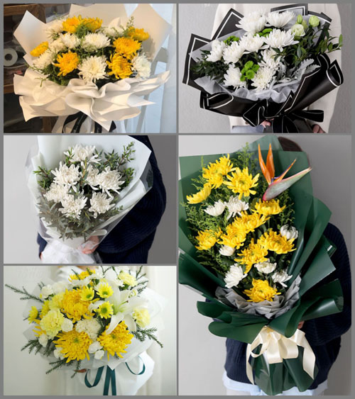 山东临沂沂水县夏蔚镇白事花束代送